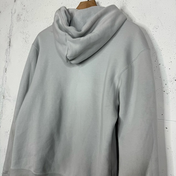Jordan Jumpman Retro Print Gray Hooded Sweatshirt - Picture 9 of 12